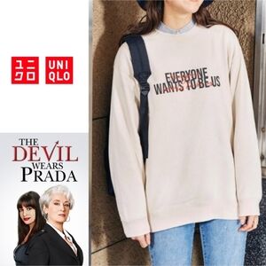 Uniqlo x The Devil Wears Prada Movie Hype Sweatshirt